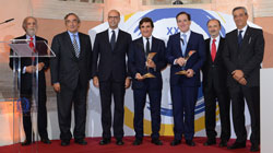 Consegnato il Premio Tiepolo 2017 a  Urbano Cairo (RCS MediaGroup) e Antonio Huertas (Mapfre)