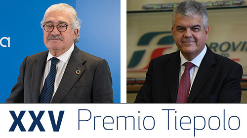 Luigi Ferraris (Ferrovie dello Stato Italiane) e José Bogas (Endesa), Premio Tiepolo 2022