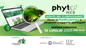 Scopri di più sull'articolo Webinar: “Novità nel florovivaismo – Focus su Popillia Japonica e strumenti a supporto dell’Export”