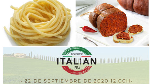 “The Authentic Italian Table”: la gran cita virtual con la gastronomía italiana en España