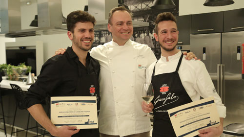 Los ganadores del concurso «Jóvenes talentos de la cocina italiana»