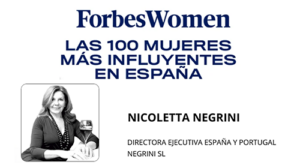 Lee más sobre el artículo Nicoletta Negrini, entre las 100 mujeres más influyentes en España