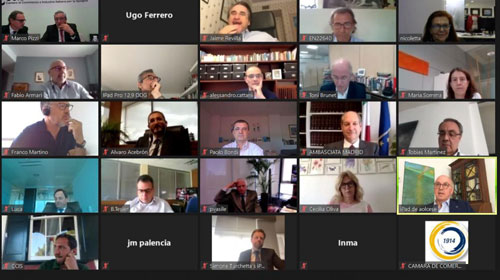 L’Ambasciatore Guariglia si presenta ai membri del Consiglio Direttivo della CCIS