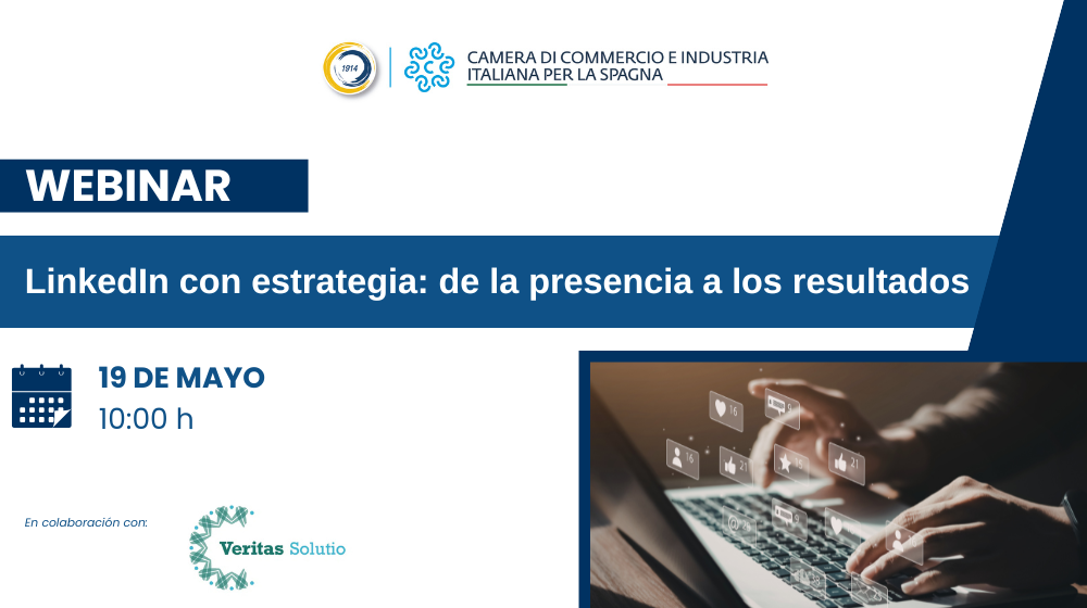 Webinar: "LinkedIn con estrategia: de la presencia a los resultados" | 19 de mayo