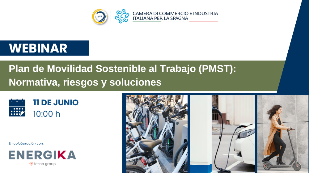 Webinar CCIS: "Plan de Movilidad Sostenible al Trabajo: normativa, riesgos y soluciones"