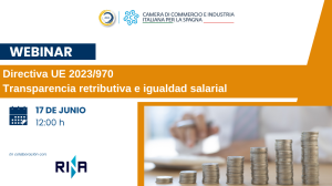 Lee más sobre el artículo Webinar: «Directiva UE 2023/970 –  Transparencia reributiva e igualdad salarial»