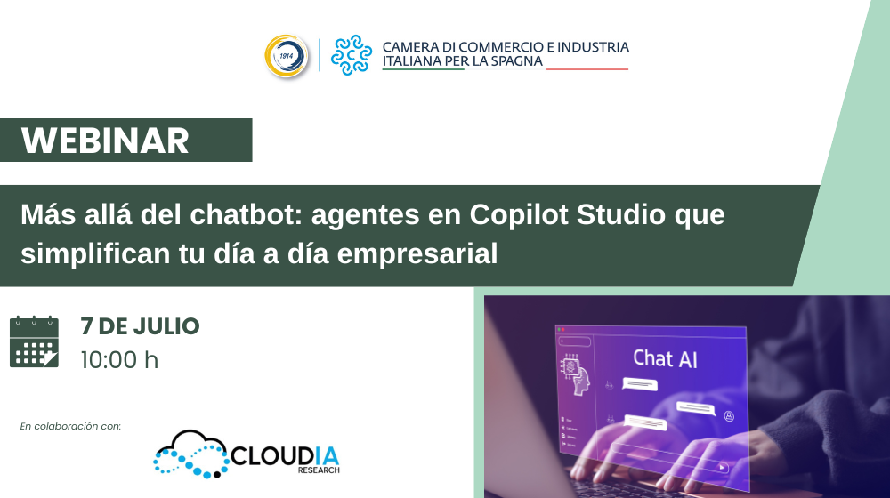 Webinar "Más allá del chatbot: agentes en Copilot Studio que simplifican tu día a día empresarial"