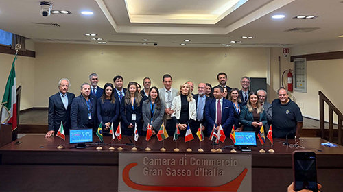 La CCIS junto a las empresas italianas: el Business Day de Teramo y la 27ª Reunión de los Secretarios Generales de las CCIE